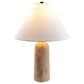 37B Agate Rounded Table Lamp in Natural Travertine, , large