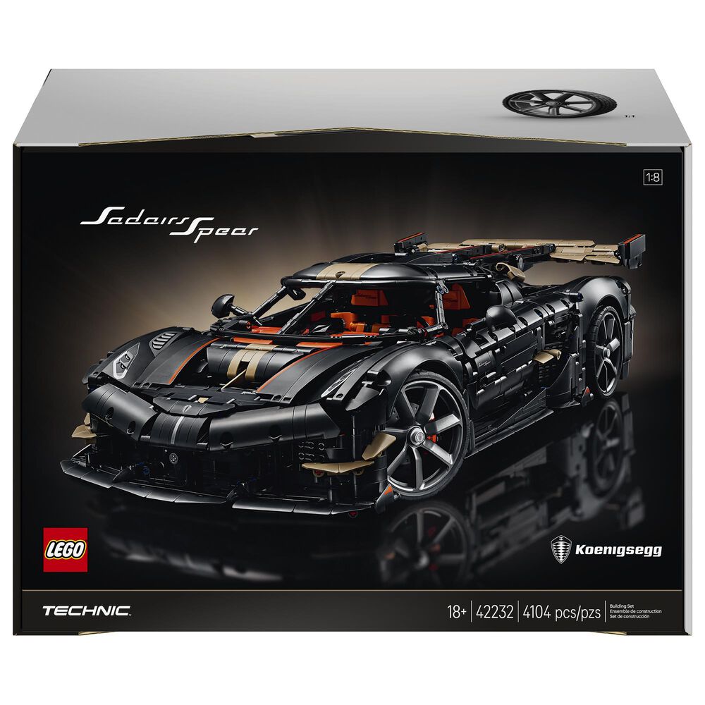 LEGO Technic Koenigsegg Sadair Spear Megacar Building Set, , large