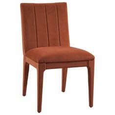 Bassett Mirror Brianne Side Chair in Earthy Rust