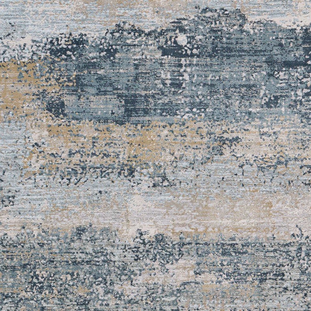 Surya Brunswick 5&#39;3&quot; Round Dusty Sage, Taupe, Light Gray, White, Pale Blue, Olive, Navy and Teal Area Rug, , large