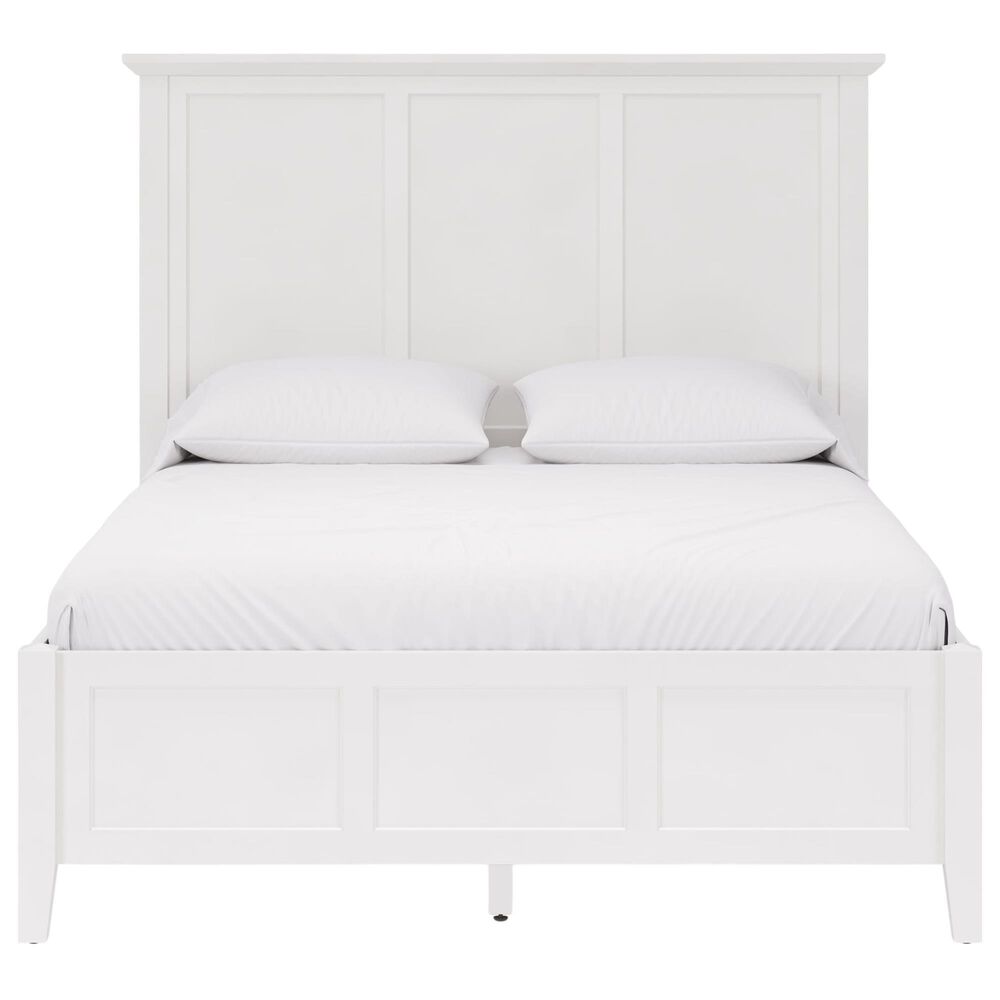 Urban Home Grace Full Three Panel Bed in Snowfall White, , large