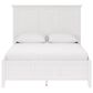 Urban Home Grace Full Three Panel Bed in Snowfall White, , large