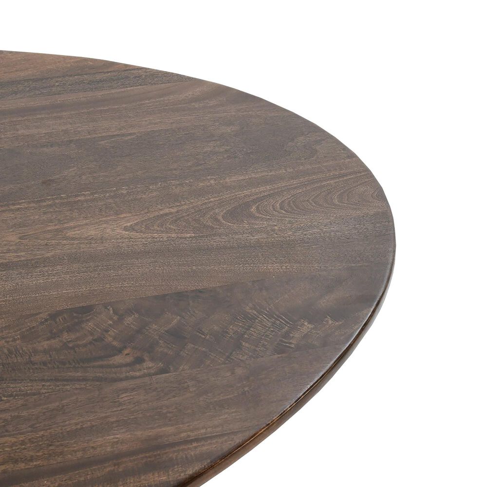 Classic Home Norwood Mango Wood 78&quot; Dining Table Bark Brown, , large