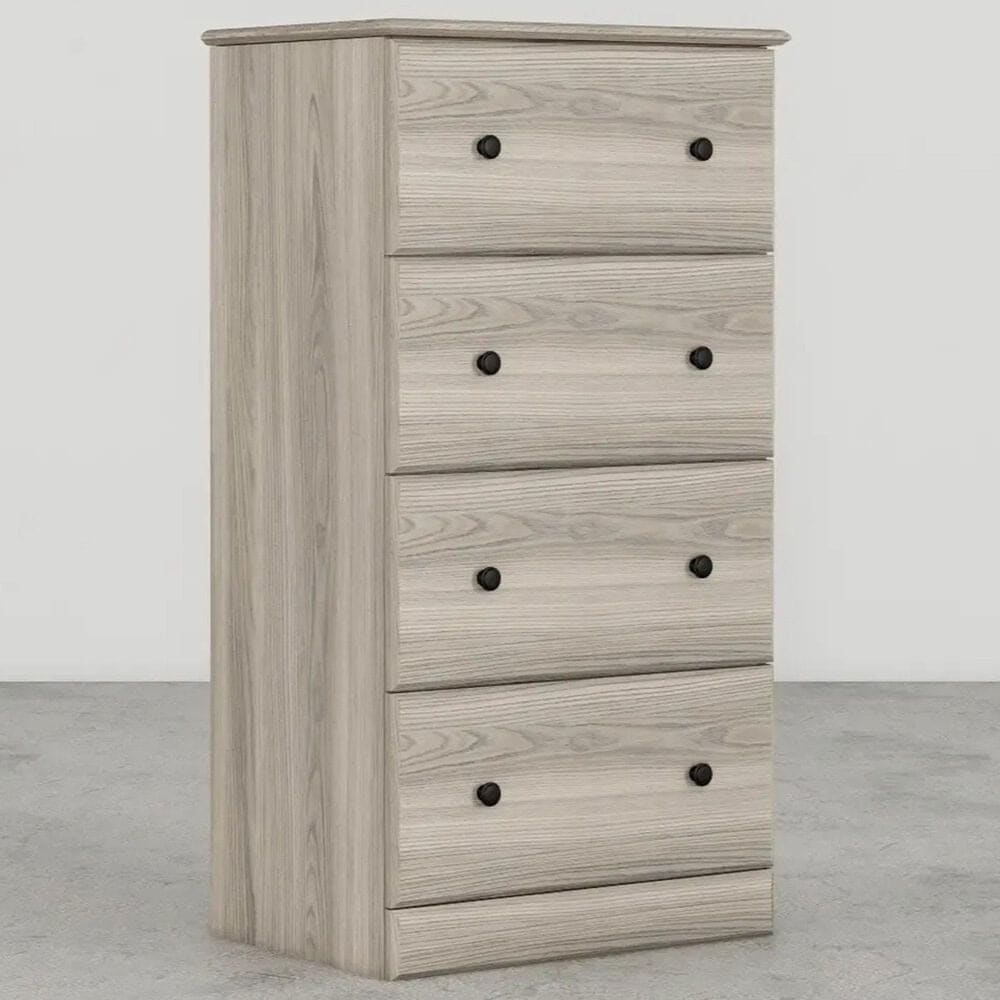 Lemoore Essential 23&quot; 4-Drawer Chest in Swedish Grey Elm, , large