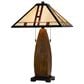 Cal Lighting Tiffany Table Lamp in Oak, , large