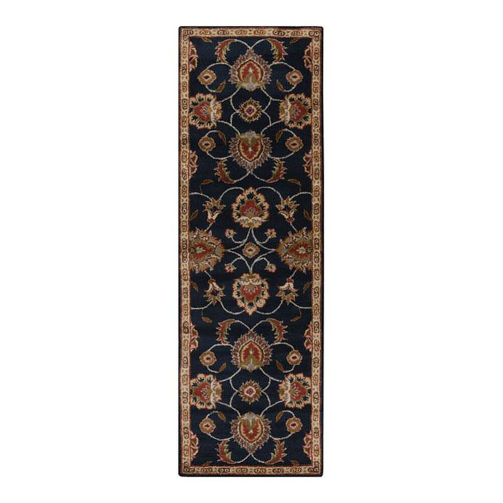 Surya Caesar CAE1102 2'6" x 8' Slate/Rust Runner, , large