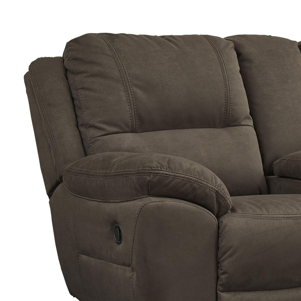 Ashley Next-Gen Gaucho Manual Reclining Loveseat with Console in Espresso, , large