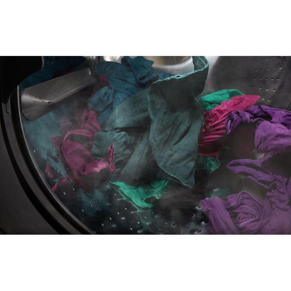 Whirlpool 5.0 Cu. Ft. Front Load Washer and 7.4 Cu. Ft. Gas Dryer Pair in Chrome Shadow, , large