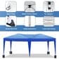 HOMLUX 10" x 20" Outdoor Pop Up Canopy Gazebo for Party in Blue, , large