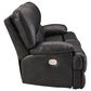 Ashley Mountainous Power Reclining Sofa with Adjustable Headrest in Eclipse, , large