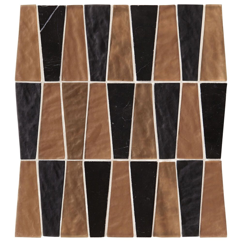 Regal Pendant Pharaoh Onyx 1.5" x 4" Glass and Stone Mosaic Sheet, , large
