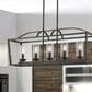 Golden Lighting Mercer Linear 5-Light Pendant in Matte Black, , large