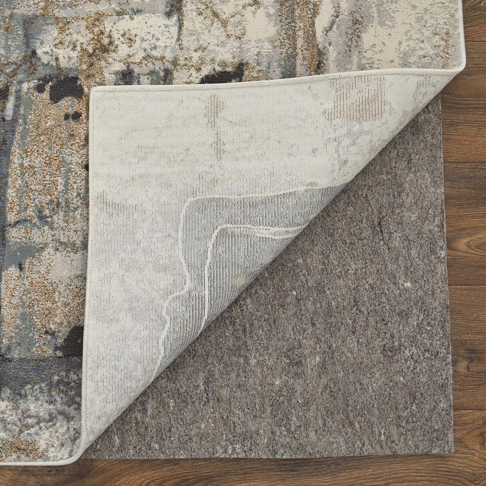 Feizy Clio 39LUF 7&#39;9&quot; x 10&#39; Gray and Multicolor Area Rug, , large