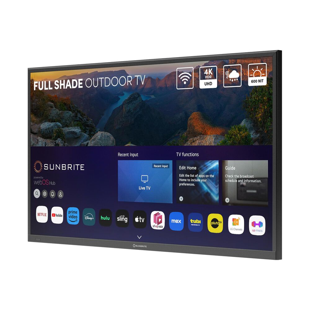 Sunbrite 49" Veranda 4 Series - Smart Outdoor TV - Full Shade - 4K UHD HDR, , large