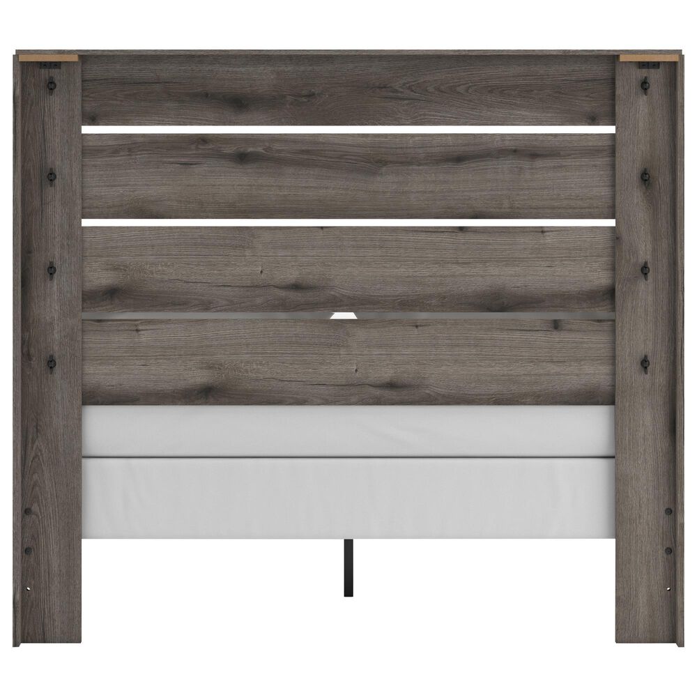 Ashley Graystorm Queen Panel Bed in Brown Gray, , large