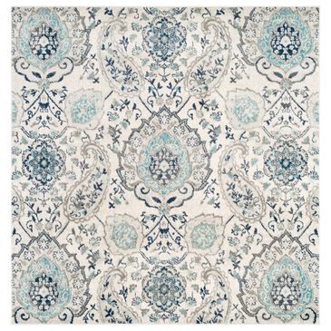 Safavieh Madison MAD600C 11" Square Cream and Light Grey Area Rug, , large