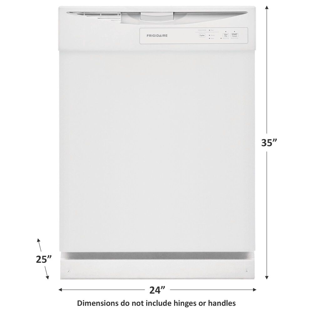 Frigidaire 24&quot; Built-In Dishwasher with 5 Level Wash System in White, , large