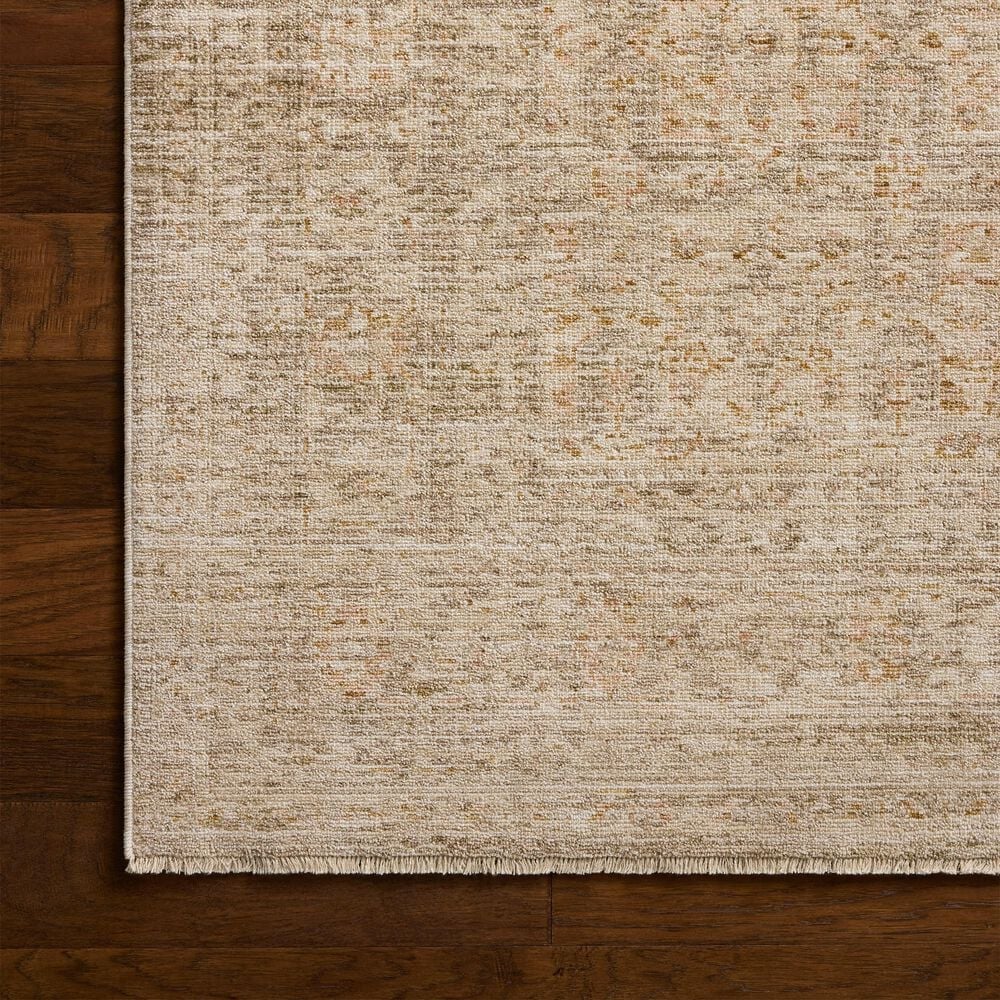 Loloi Elora Natural and Terracotta 9'3" x 13' Area Rug, , large