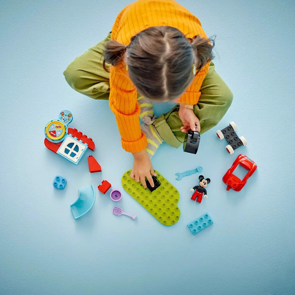 LEGO Mickey Mouse Clubhouse and Car Building Set in Multicolor, , large