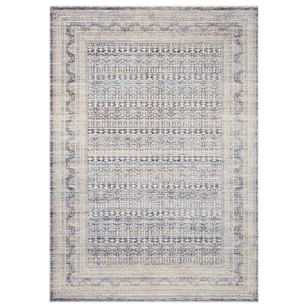 Amber Lewis x Loloi Zuma 7"10" x 10" Ocean and Multicolor Area Rug, , large