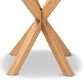 Baxton Studio Lida End Table in Clear/Natural, , large