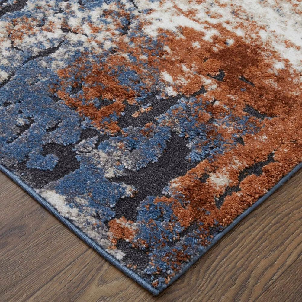 Feizy Gilmore 8&#39; x 10&#39; Ivory and Multicolor Area Rug, , large