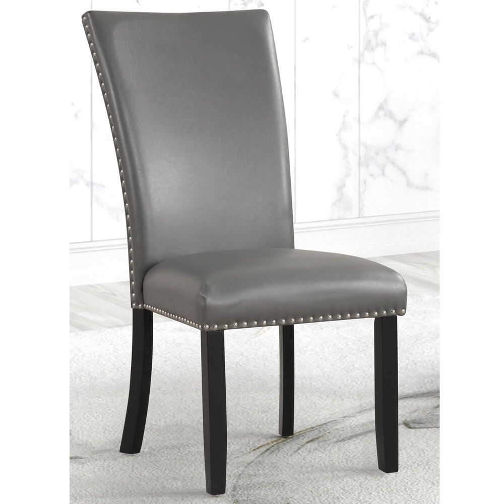 Titanic Furniture Vivian Side Chair in Gray - Set of 2, , large