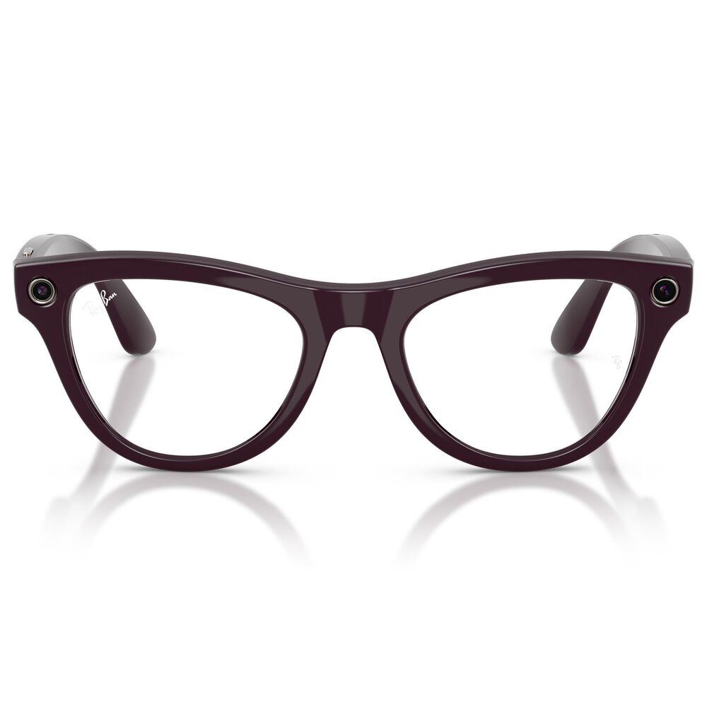 Rayban Glasses Skyler Gen 2 Sunglasses with Clear and Amethyst Transitions Lenses in Shiny Mystic Violet, , large