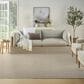 Nourison Courtyard Ivory and Silver 7" x 10" Indoor/Outdoor Area Rug, , large