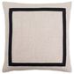 Surya Ritzy 20" x 20" Throw Pillow in Black and Beige, , large