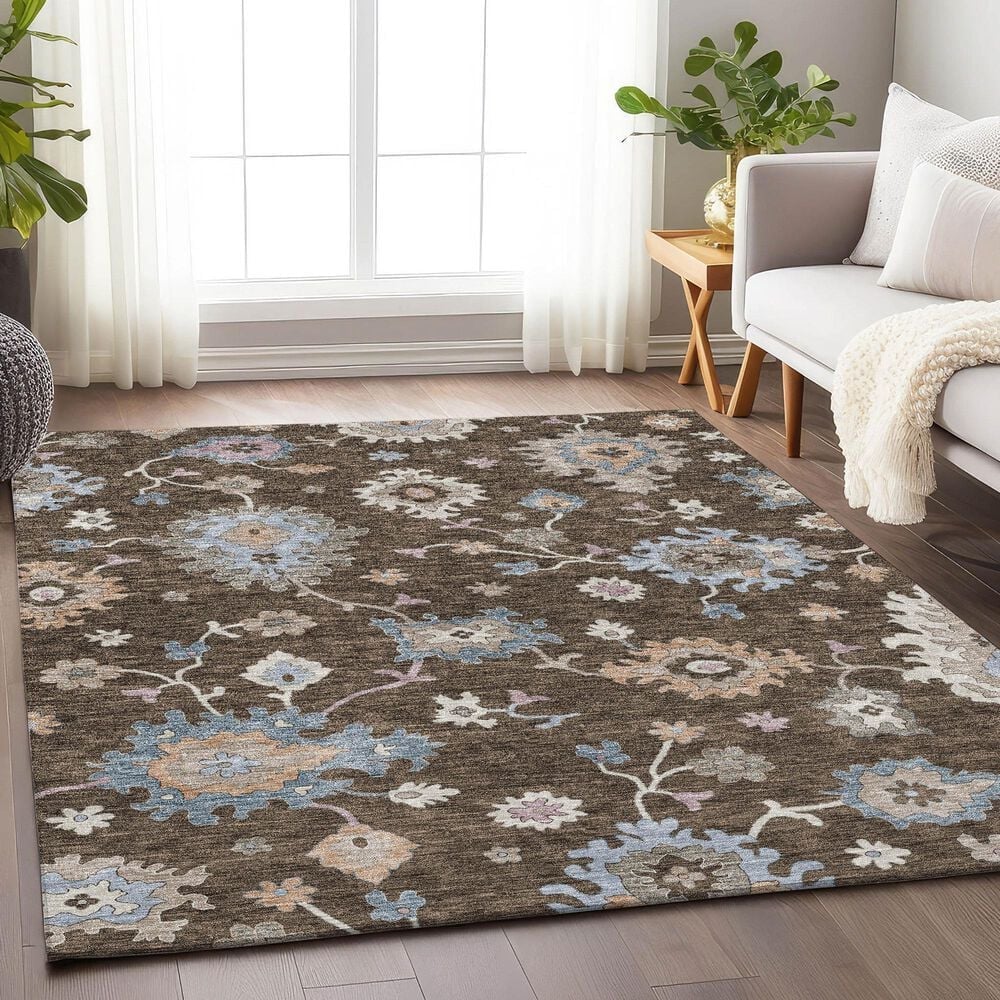 Dalyn Rug Company Hatay HY4 10&#39; x 14&#39; Chocolate Area Rug, , large