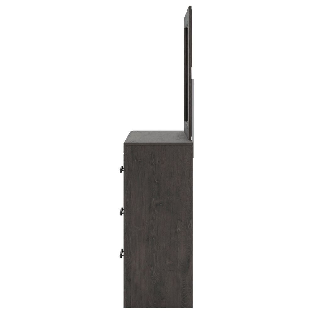 Ashley Prendonea 6-Drawer Dresser and Mirror in Charcoal, , large