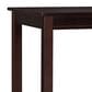 Linon Home Decor Claridge Counter Height Pub Table in Walnut Brown - Table Only, , large