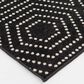 Central Oriental Terrace Tropic Valeria 5" x 7"3" Onyx and Snow Area Rug, , large
