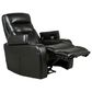 Oxford Furniture Power Home Theater Recliner with Power Headrest in Bolero Black, , large