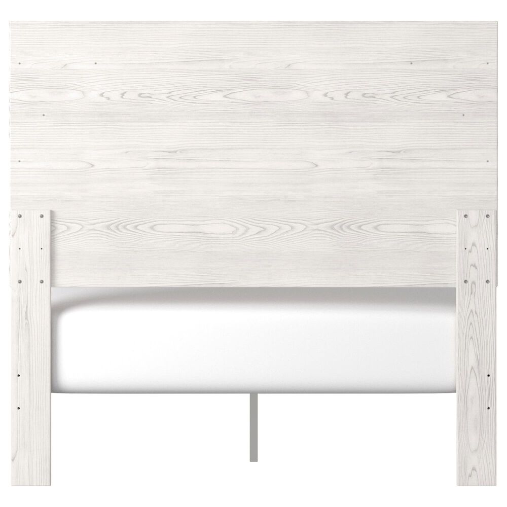 Ashley Gerridan 4 Piece Full Bedroom Set in White and Gray, , large