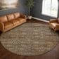 Dalyn Rug Company Aristo AR3 Coffee 8" Round Area Rug, , large