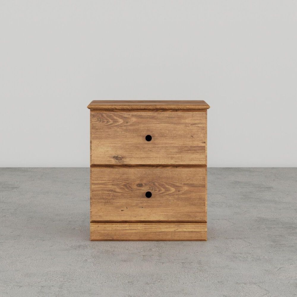 Lemoore Essentials 2-Drawer Nightstand in Saratoga Pine, , large