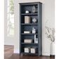 Wycliff Bay Fairmont 2-Piece Half Pedestal Desk with Bookcase Set in Dusty Blue and Natural, , large
