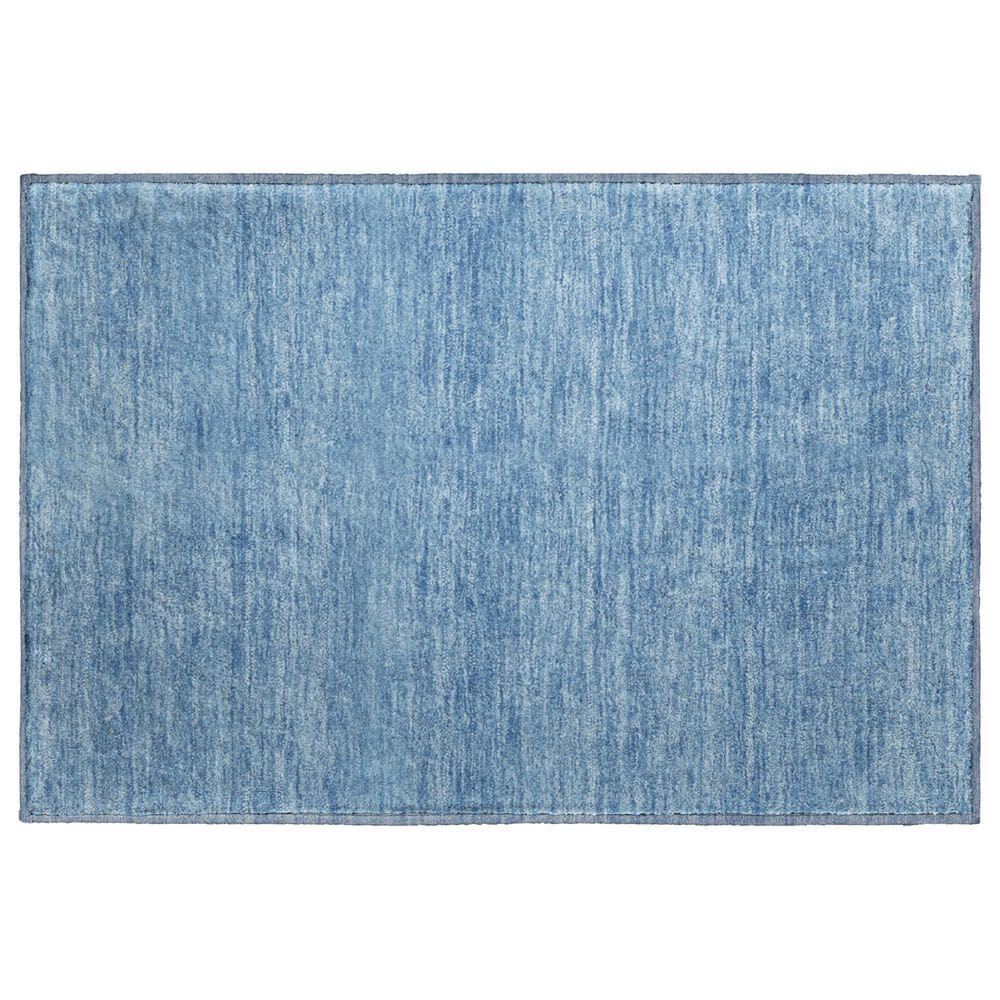 Dalyn Rug Company Soft Essentials Solid Denim 2"6" x 3"10" Area Rug, , large