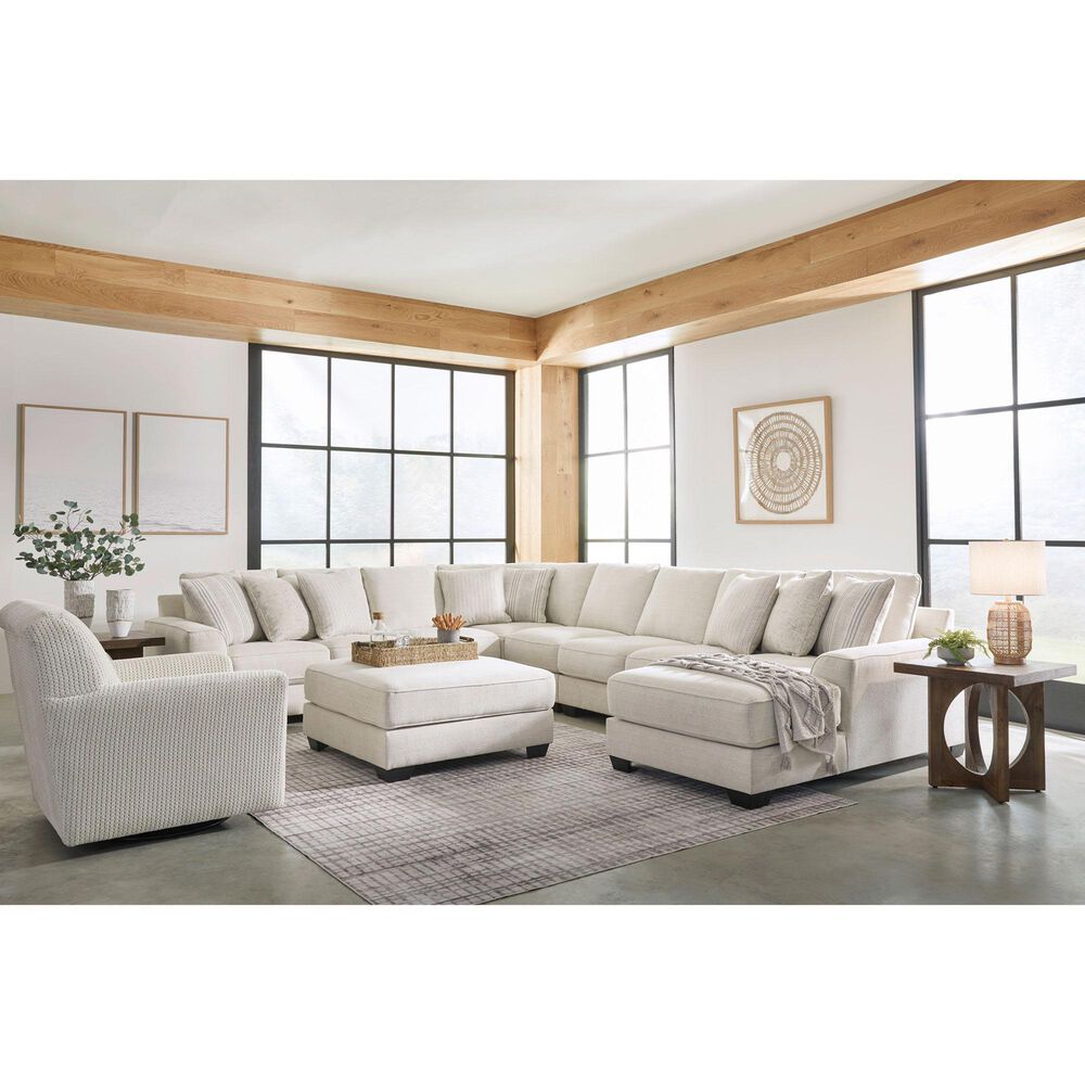 Ashley Lerenza Oversized Accent Ottoman in Birch, , large