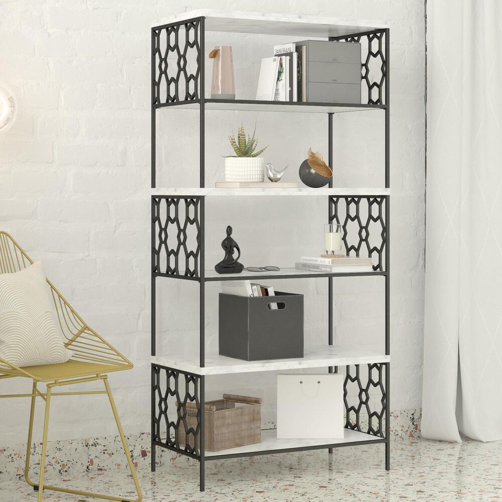 DHP Ella 5-Shelf Bookcase, , large