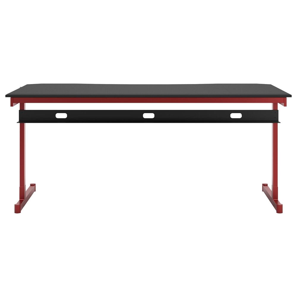Ashley Lynxtyn Computer Desk in Red and Black, , large