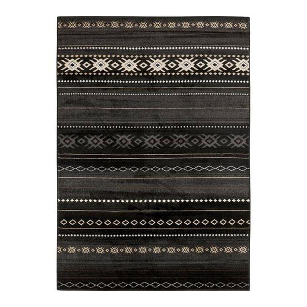 Surya Paramount PAR-1047 5"3" x 7"6" Black/Gray/Tan Area Rug, , large