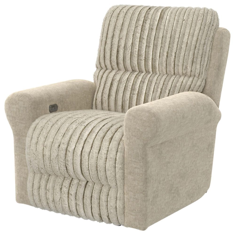 Catnapper Foxy Power Lay Flat Recliner with Zero Gravity in Porcelain, , large