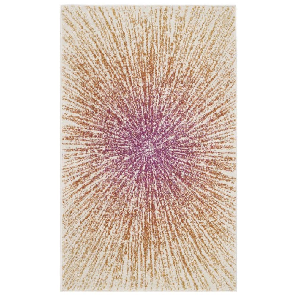 Safavieh Evoke EVK228R 2"2" x 4" Fuchsia and Cream Scatter Rug, , large