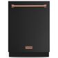 THOR KITCHEN Gordon Ramsay 24" Built-In Dishwasher with Rose Gold Handle Kit in Matte Black, , large