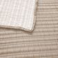 Duke Imports 3-Piece Jacquard Full/Queen Quilt Set in Double Stitched Tan, , large
