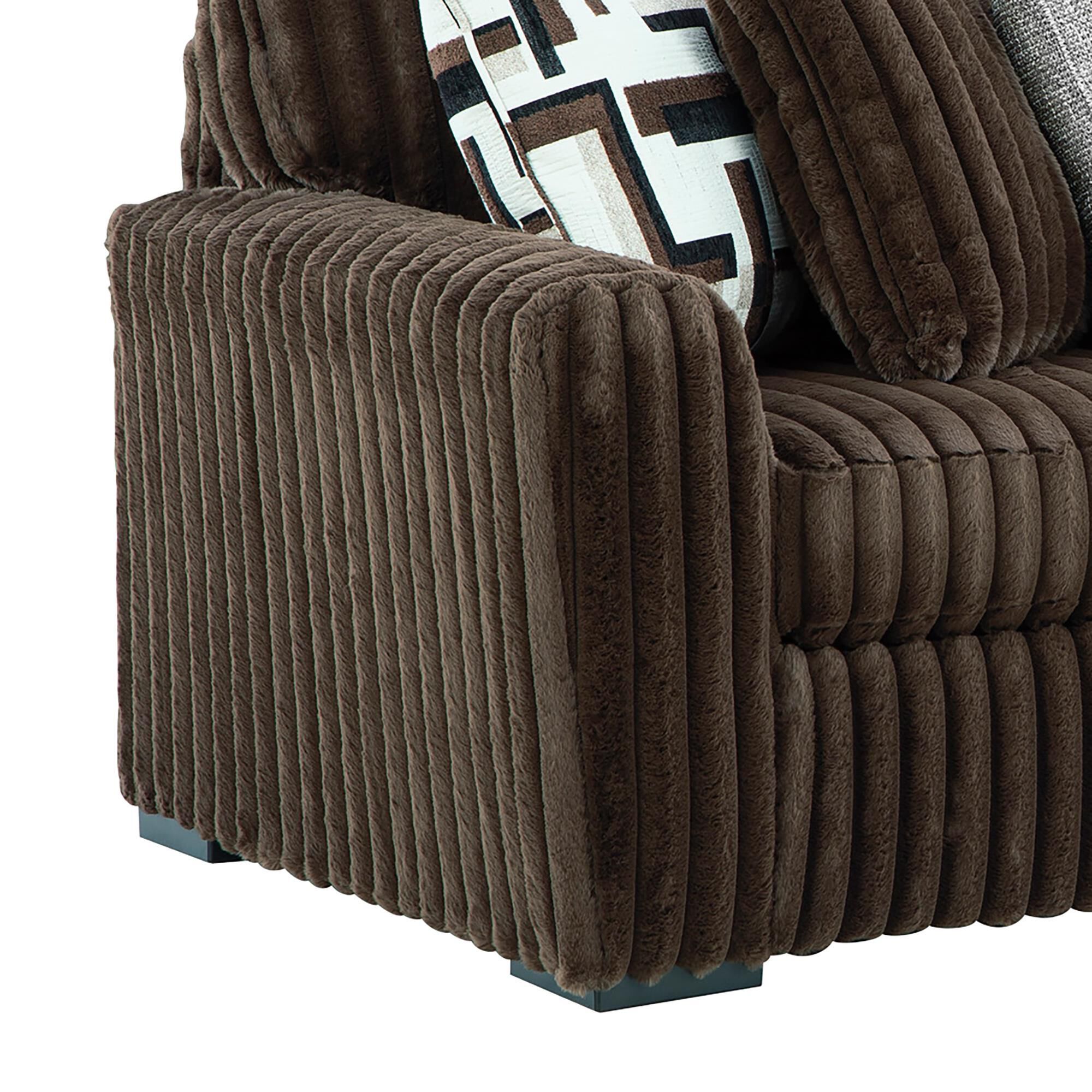 Ashley Midnight-Madness 4-Piece Right Facing Sectional with Chaise