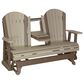Amish Orchard 5" Adirondack Glider in Weatherwood and Chestnut, , large